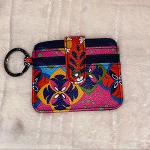 Vera Bradley Card Holder Keychain
